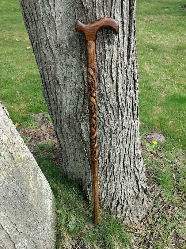 Viking Dragons Walking Cane - Image 2